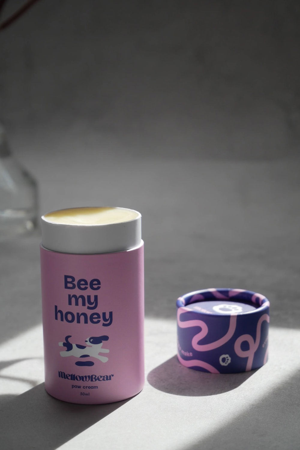 mellowbear 肉球保護バーム Bee my honey - Pink