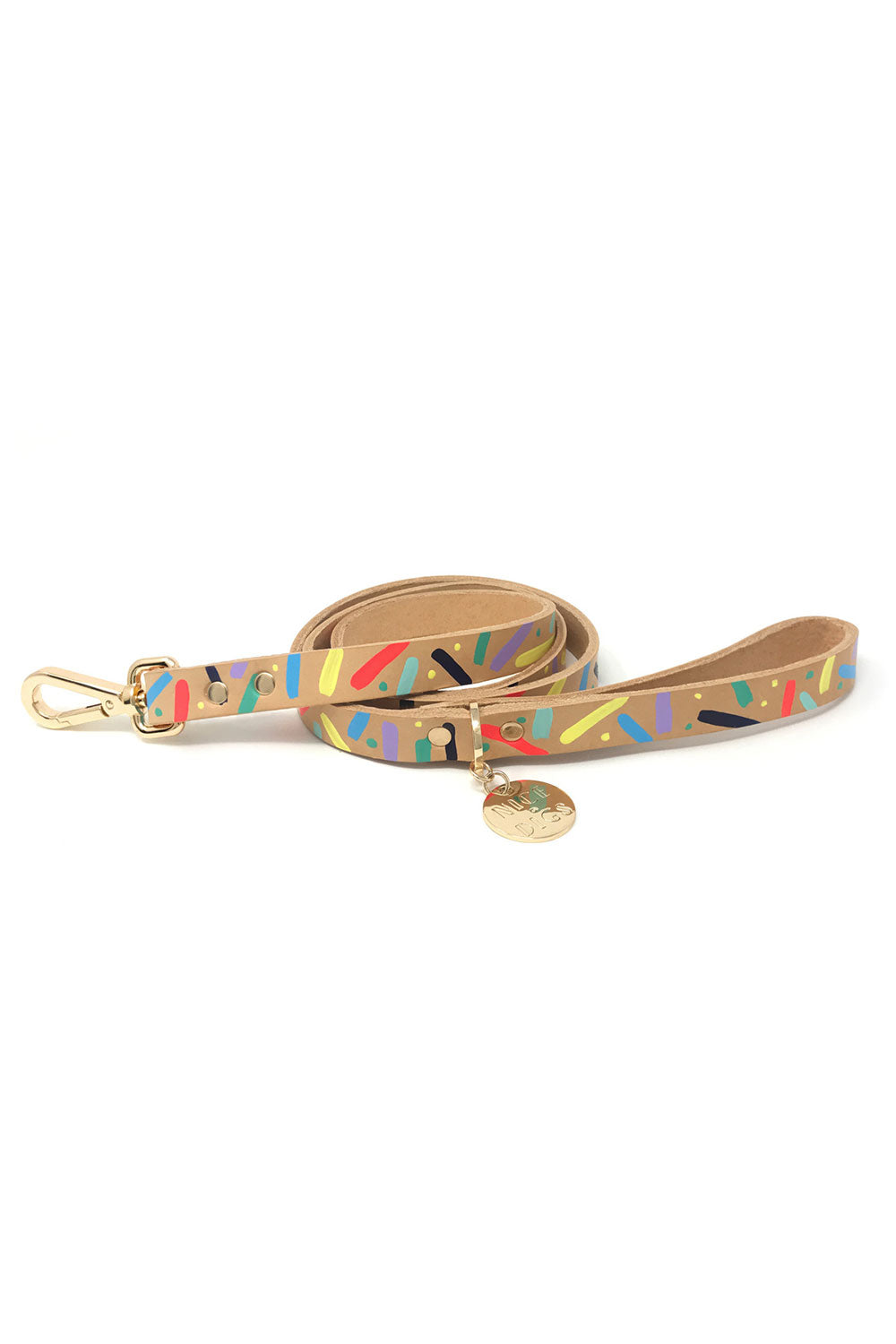 NICE DIGS CONFETTI DOG LEASH