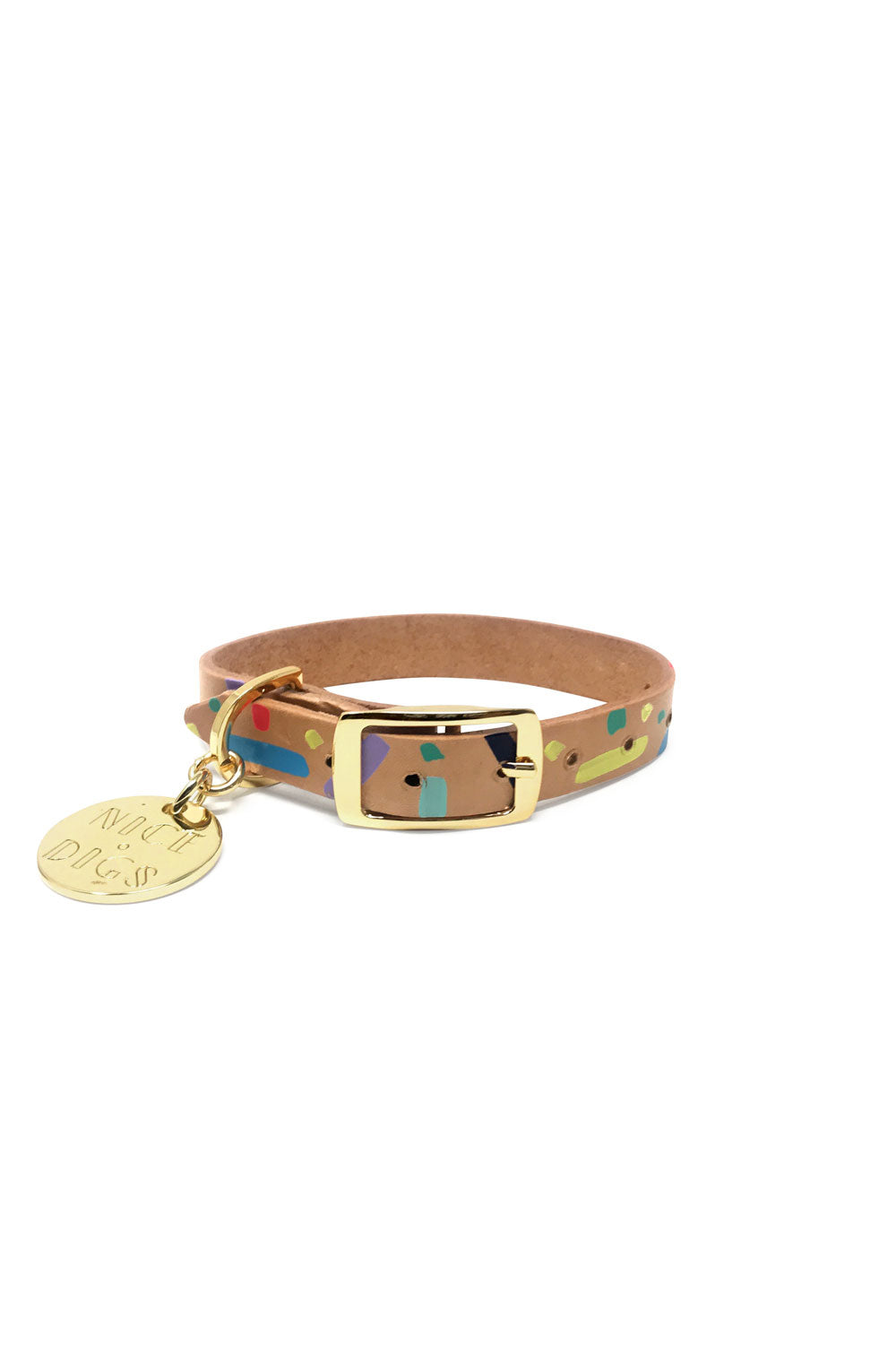 NICE DIGS CONFETTI DOG COLLAR