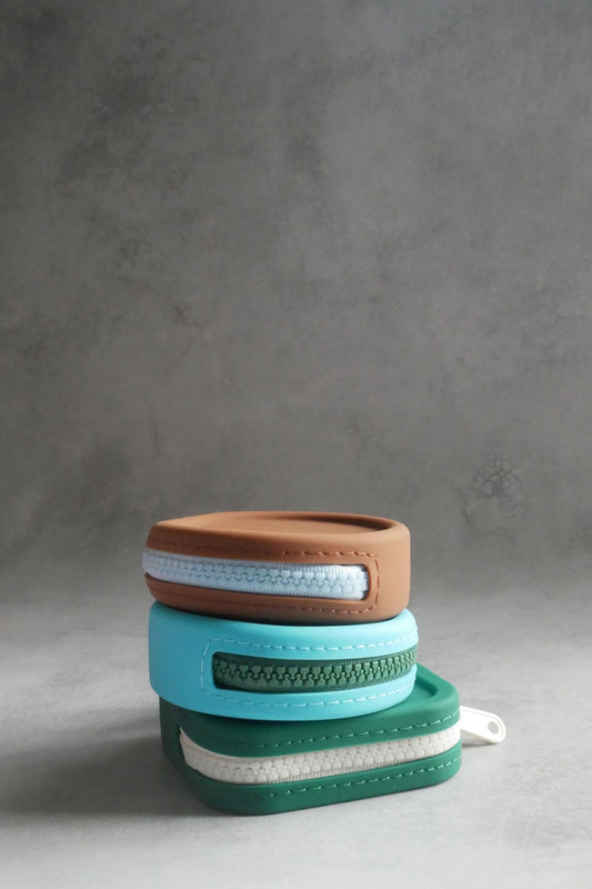 mellowbear Washable Treats holder - Choco mint / Brown / Skyblue