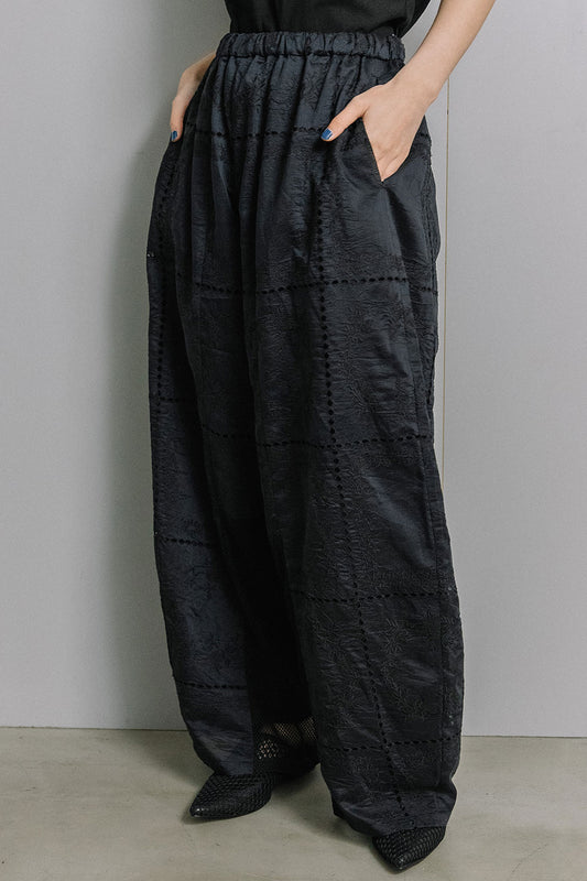 MARECHAL TERRE レースワイドコクーンパンツ【ZMT263PT218】