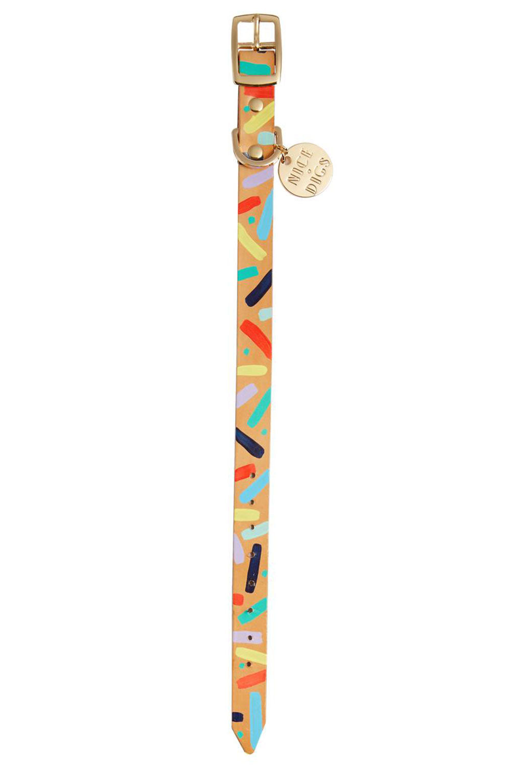 NICE DIGS CONFETTI DOG COLLAR