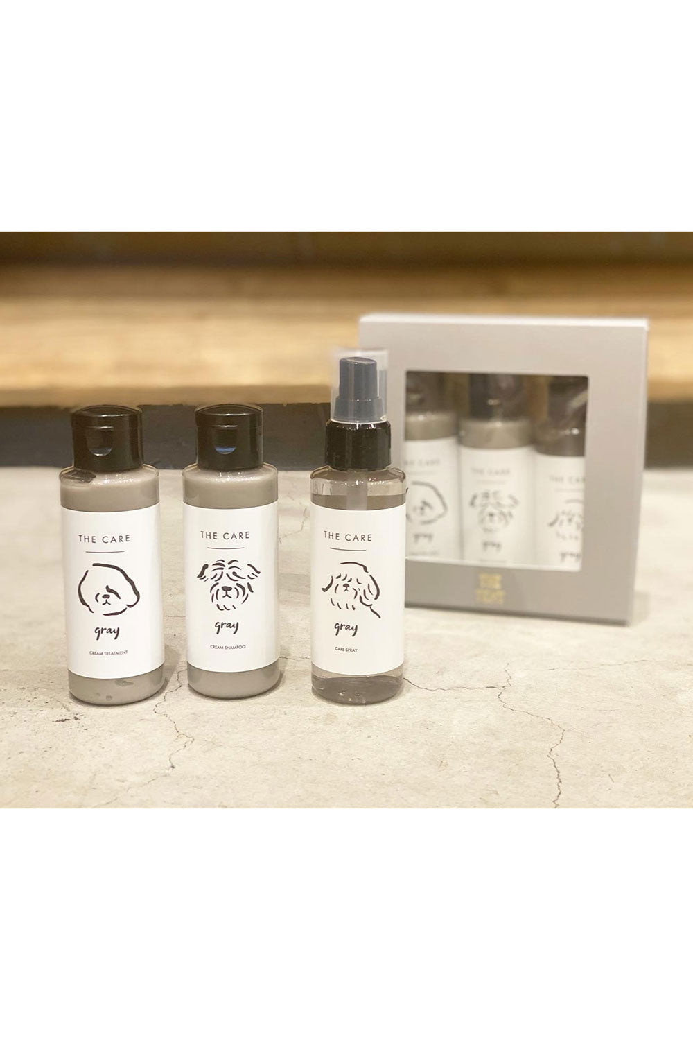 THE CARE travel set