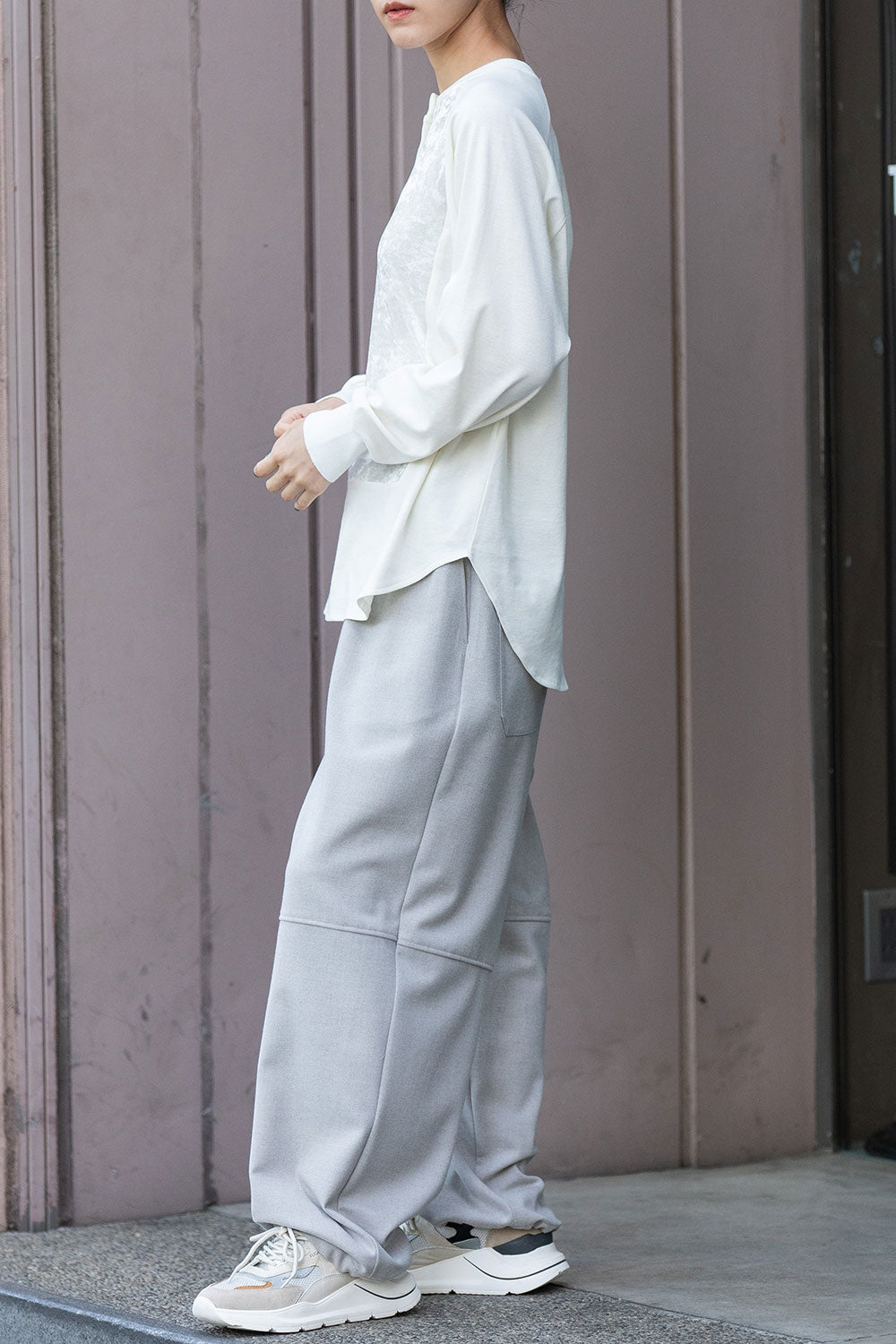 Munich ウールミックスジャージ×メッシュベロアドッキングシャツ【MN252U16】