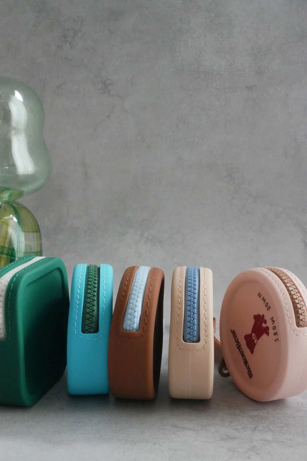 mellowbear Washable Treats holder - 《Special / Square 》Daisy Green