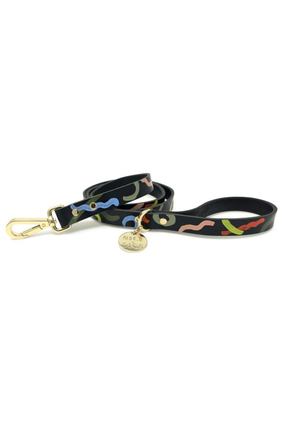 NICE DIGS MIDNIGHT MIRAGE DOG LEASH