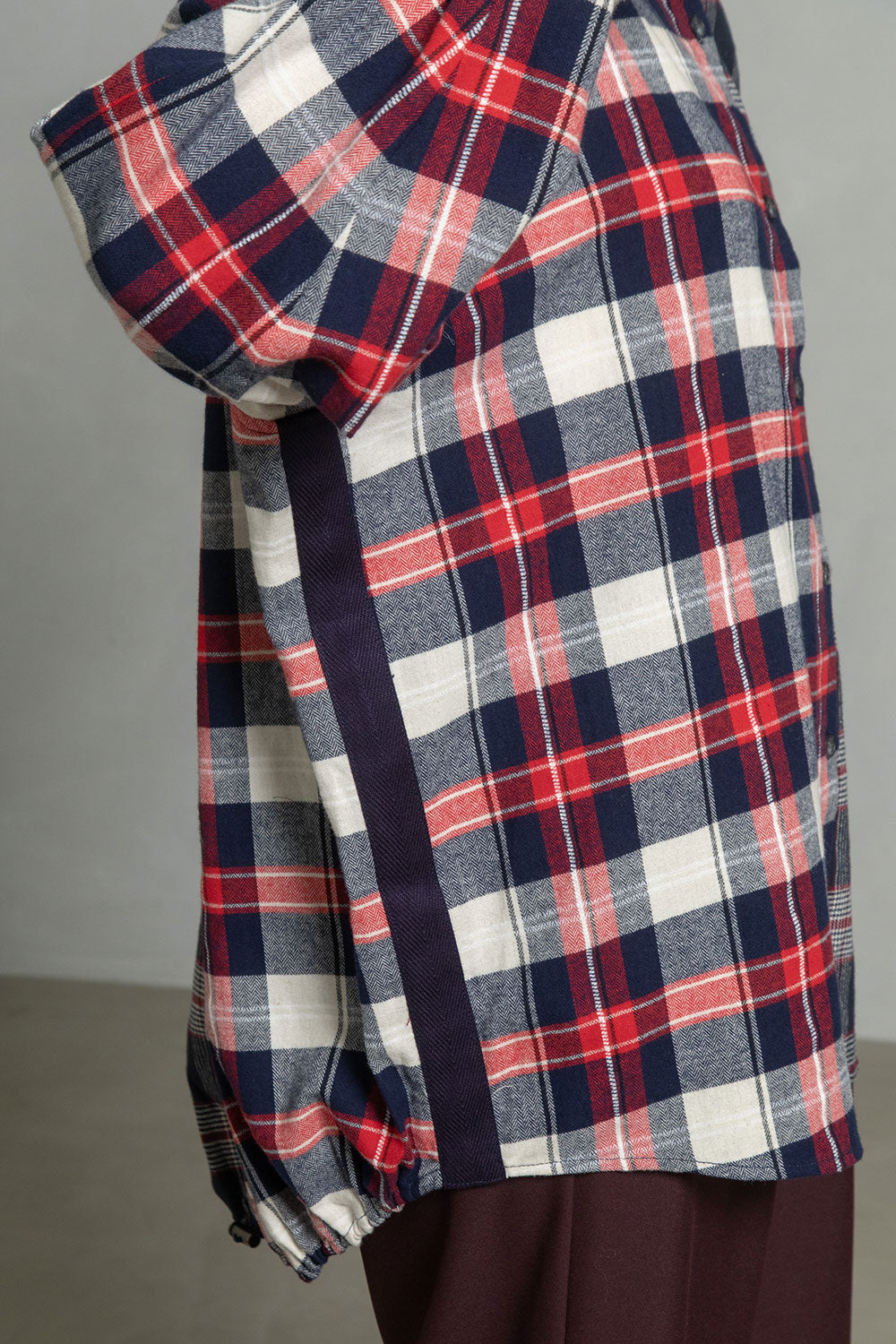 MARECHAL TERRE チェックロングシャツ【ZMT255BL508】