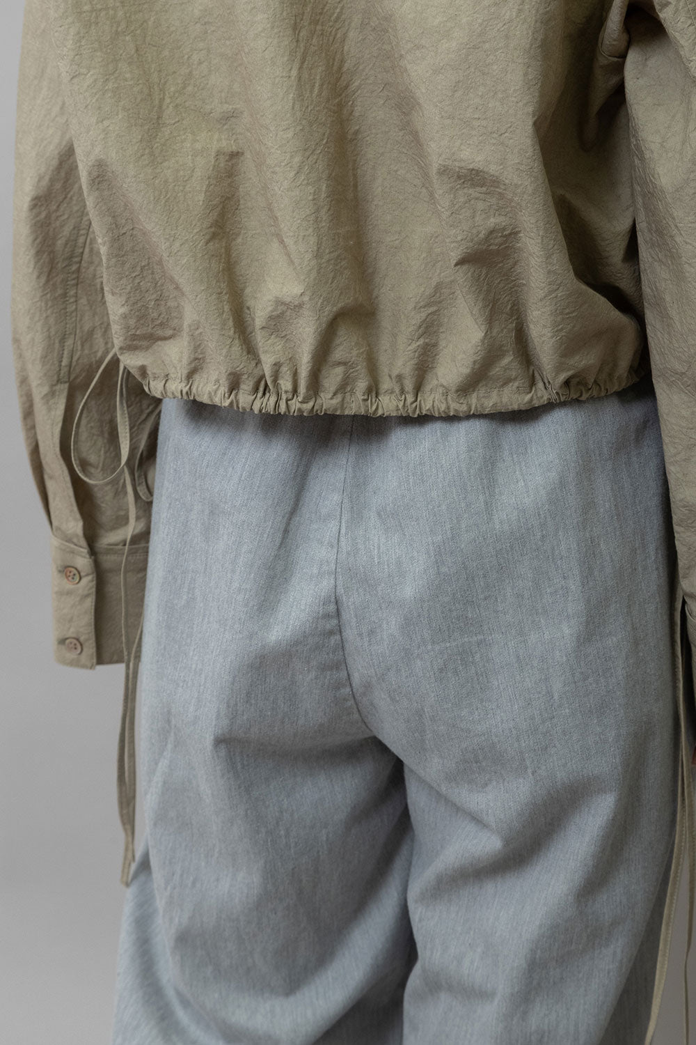 Munich コットンリネンタイプライタークロップドシャツ【MN261T26】