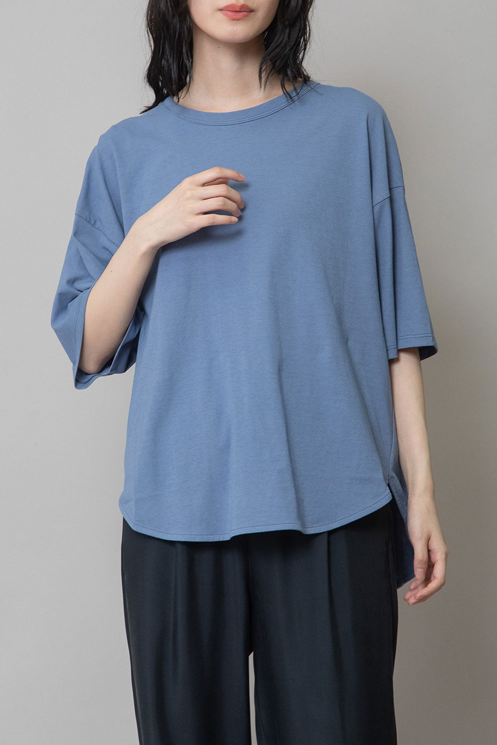Munich ラウンドヘムTシャツ【MN251U12】