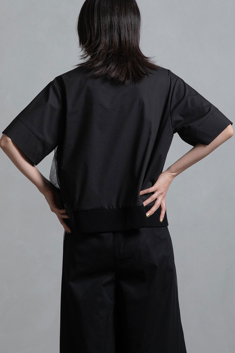 MARECHAL TERRE リブチュールトップス【ZMT252BL116】