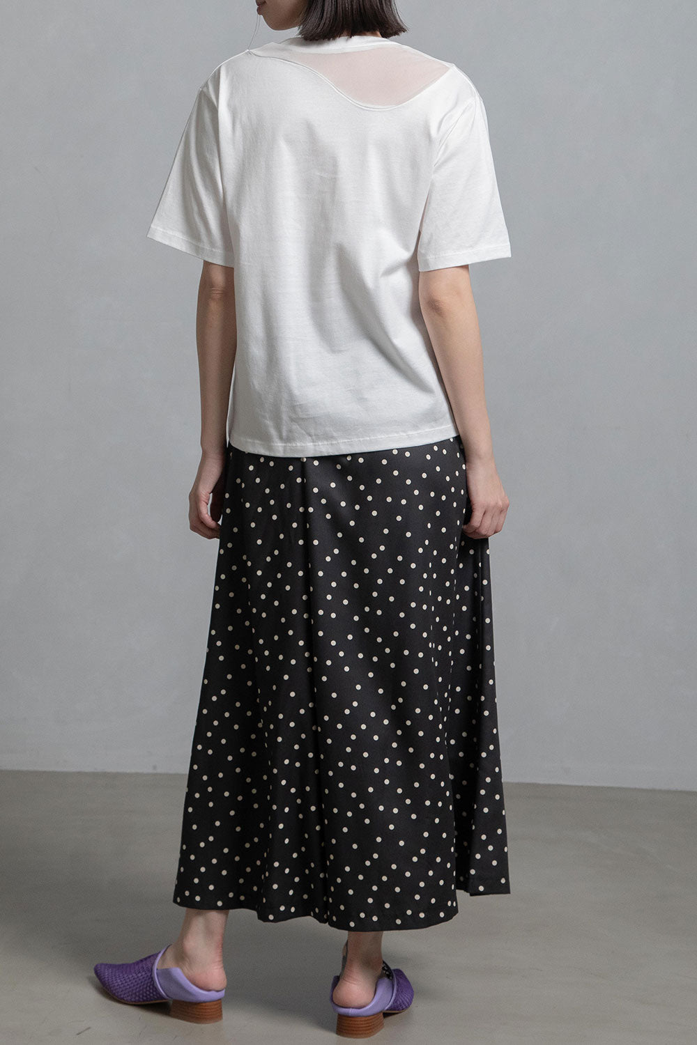 MARECHAL TERRE 部分メッシュTシャツ【ZMT252CT132】