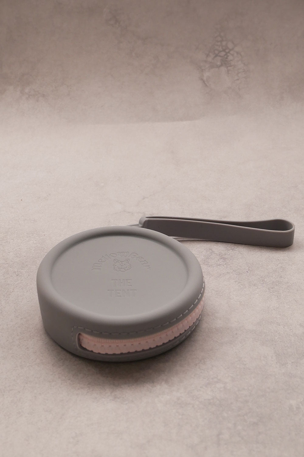 mellowbear × TheTENT Washable Treats holder - Grey / Light Pink