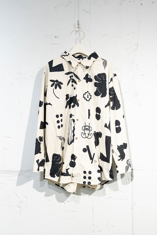 Common Noun "CAT"&"DOG" Kana Akiyama コーデュロイシャツ