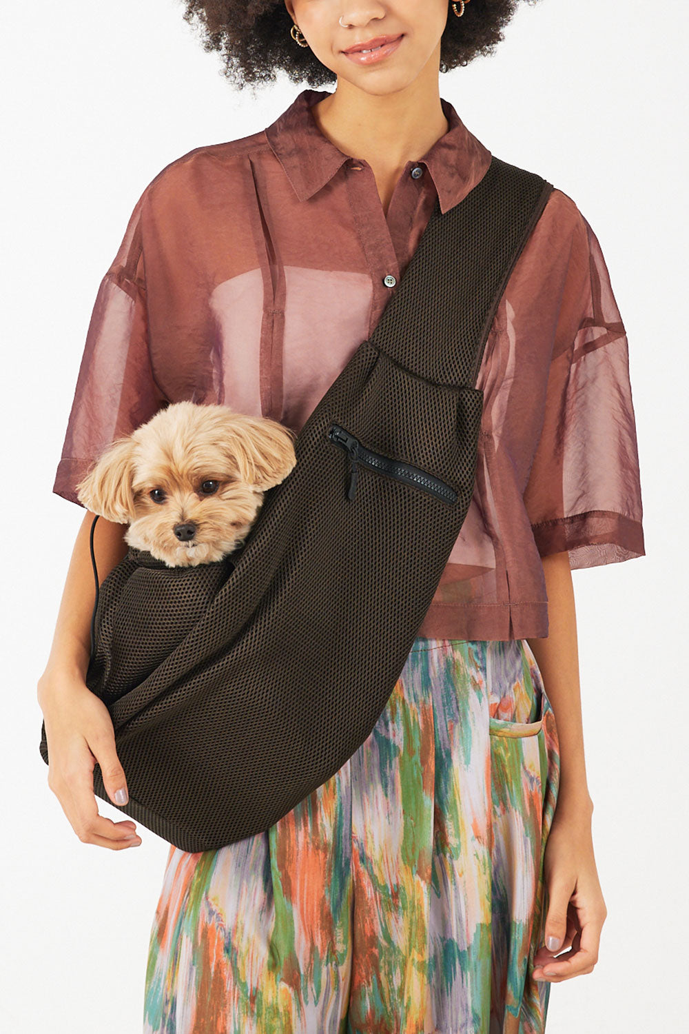 MATIE メッシュスリングバッグ