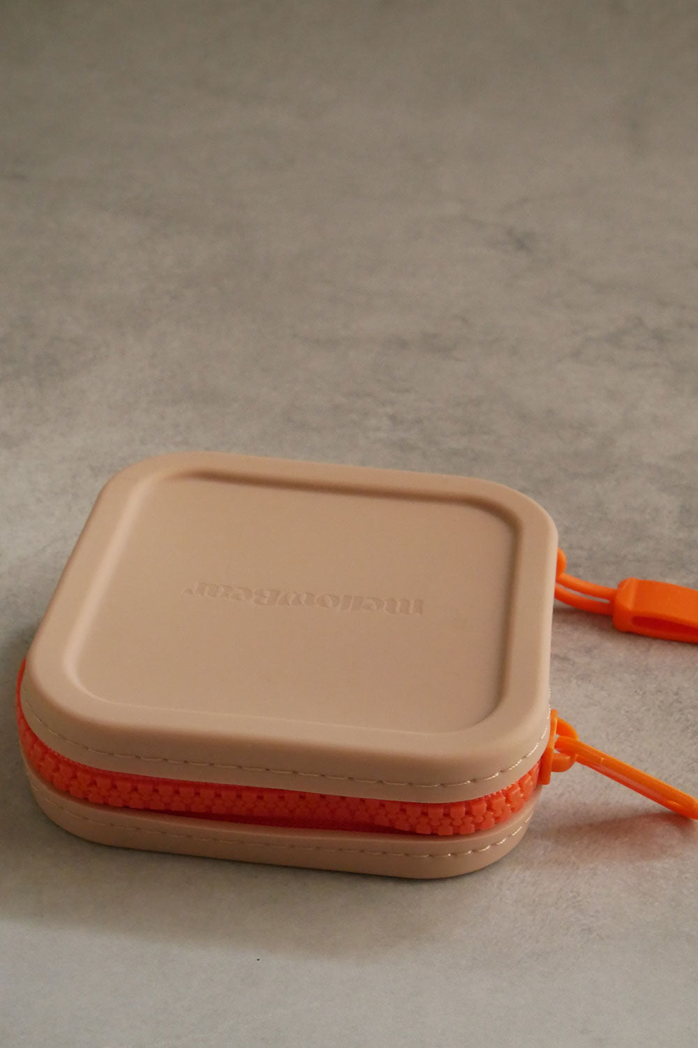 mellowbear Washable Treats holder - 《Square》Sunset / Brown / Orange