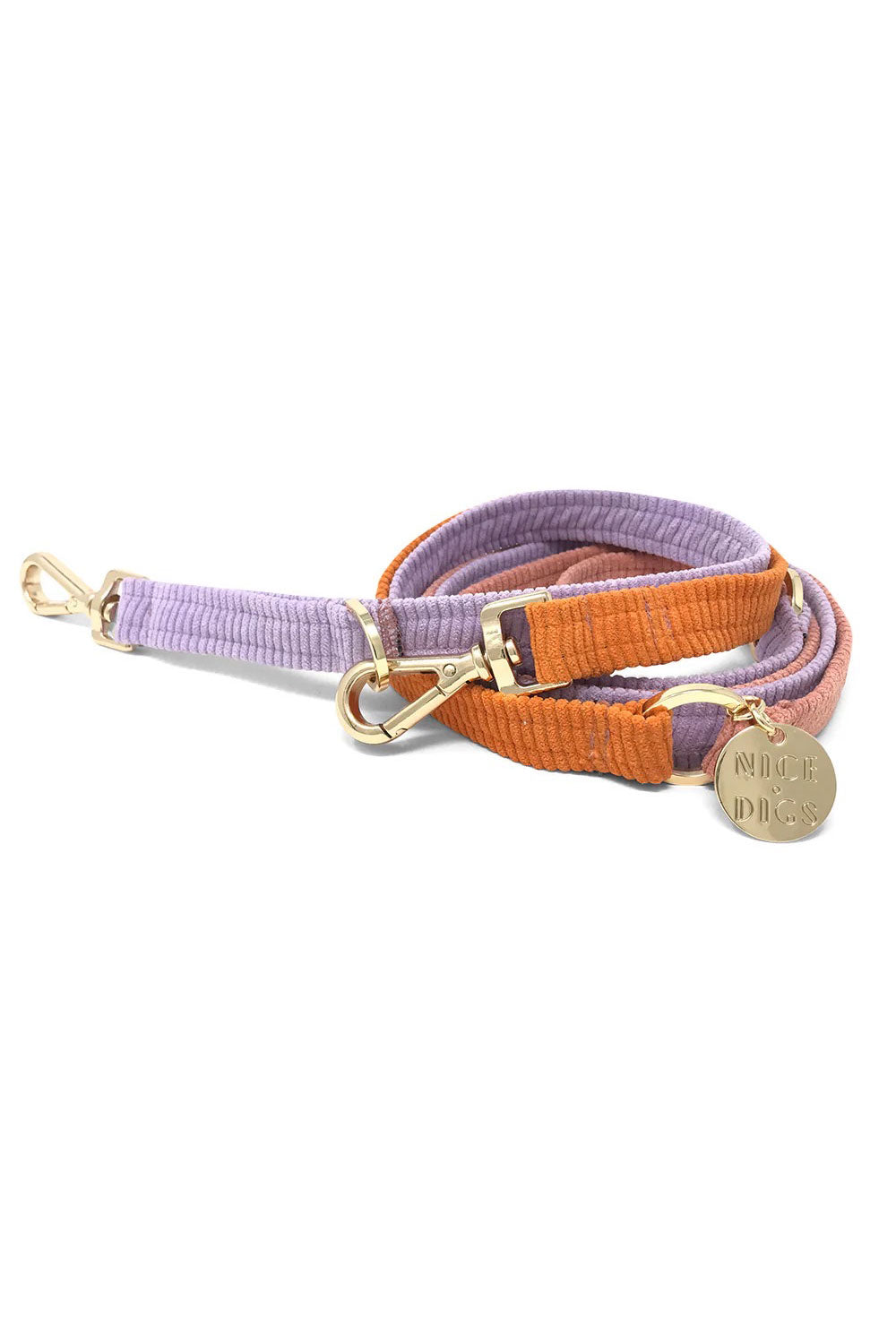 NICE DIGS CORD ADJUSTABLE DOG LEASH