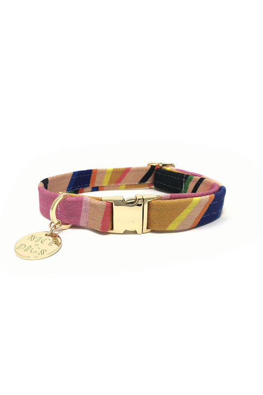 NICE DIGS EASY TIGER PRINTED DOG COLLAR