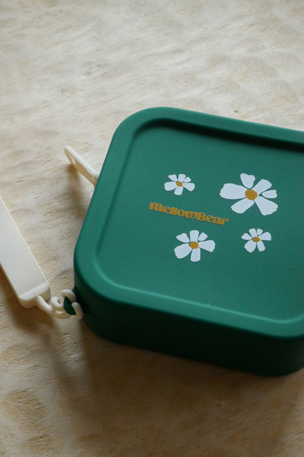 mellowbear Washable Treats holder - 《Special / Square 》Daisy Green