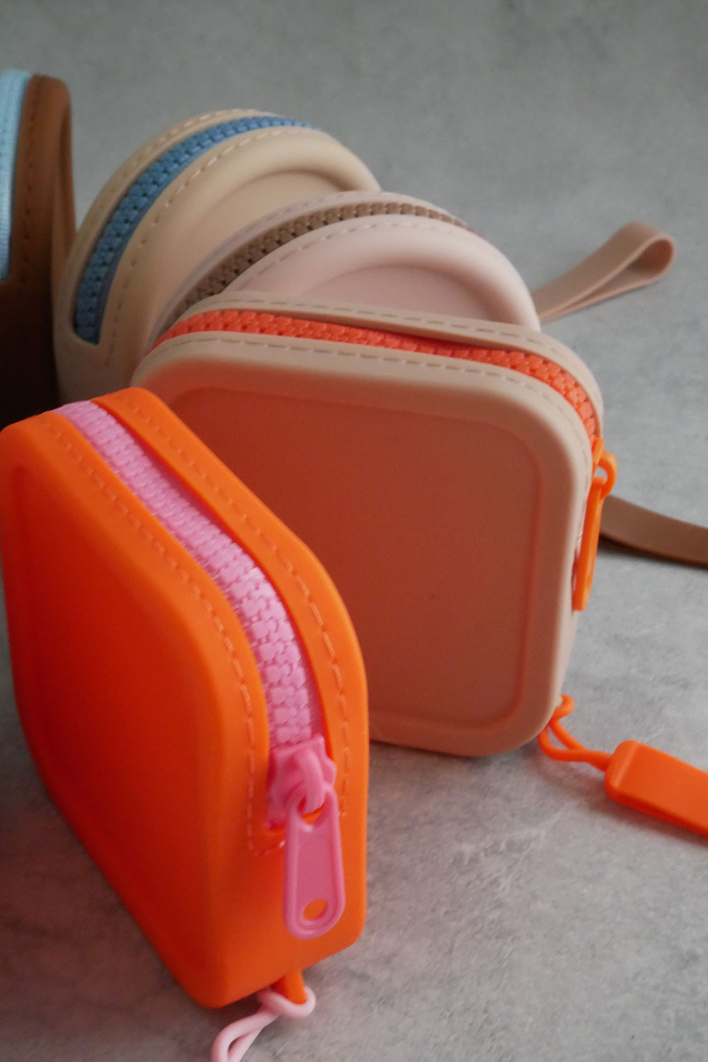mellowbear Washable Treats holder - 《Square》Sunset / Brown / Orange