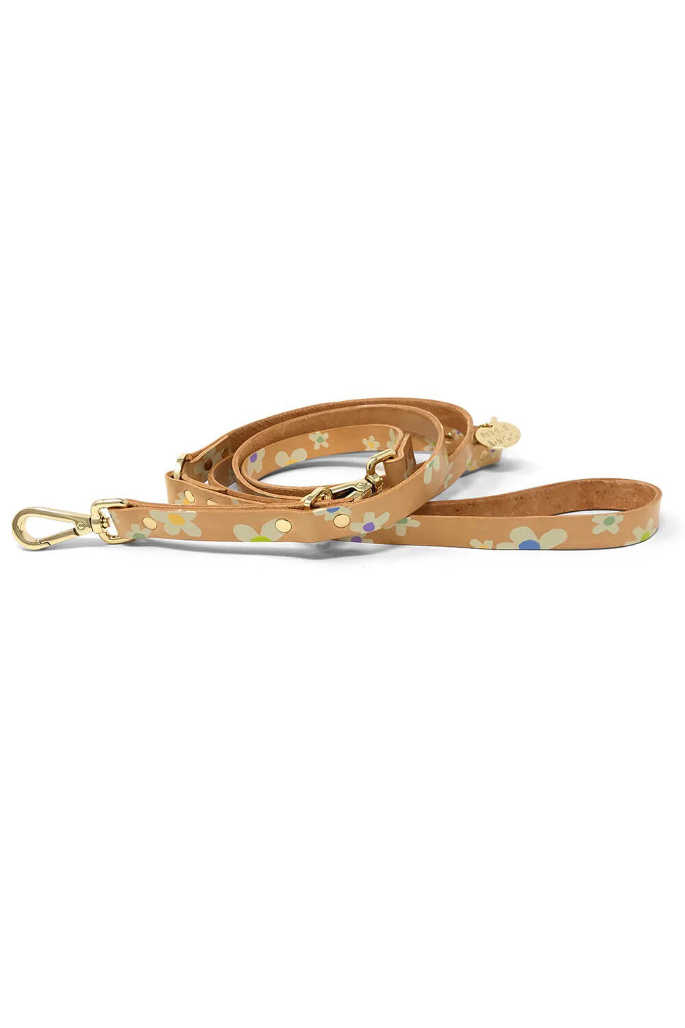NICE DIGS POSIE LEATHER ADJUSTABLE LEASH
