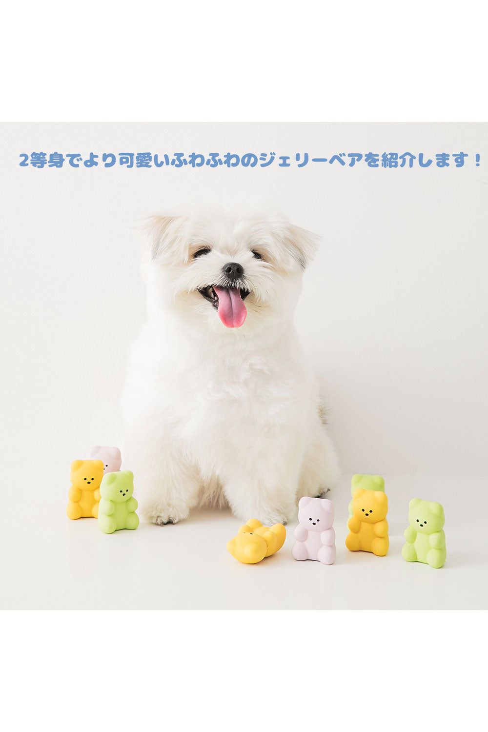 BITE ME リトルジェリーベアラテックスおもちゃ(3個入り)