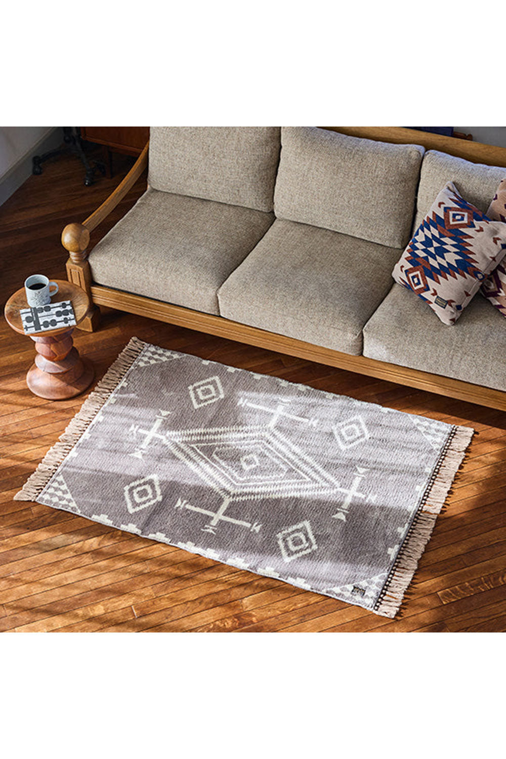PENDLETON Knitting Large Mat with Fringe MC078