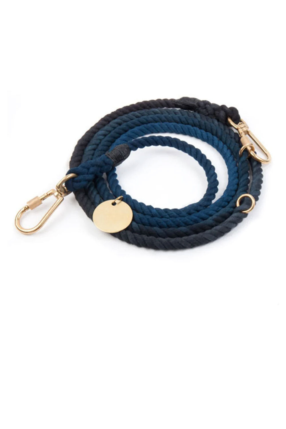 FOUND MY ANIMAL COTTON ROPE DOG LEASH, ADJUSTABLE & HANDCRAFTED - MANHATTAN OMBRE