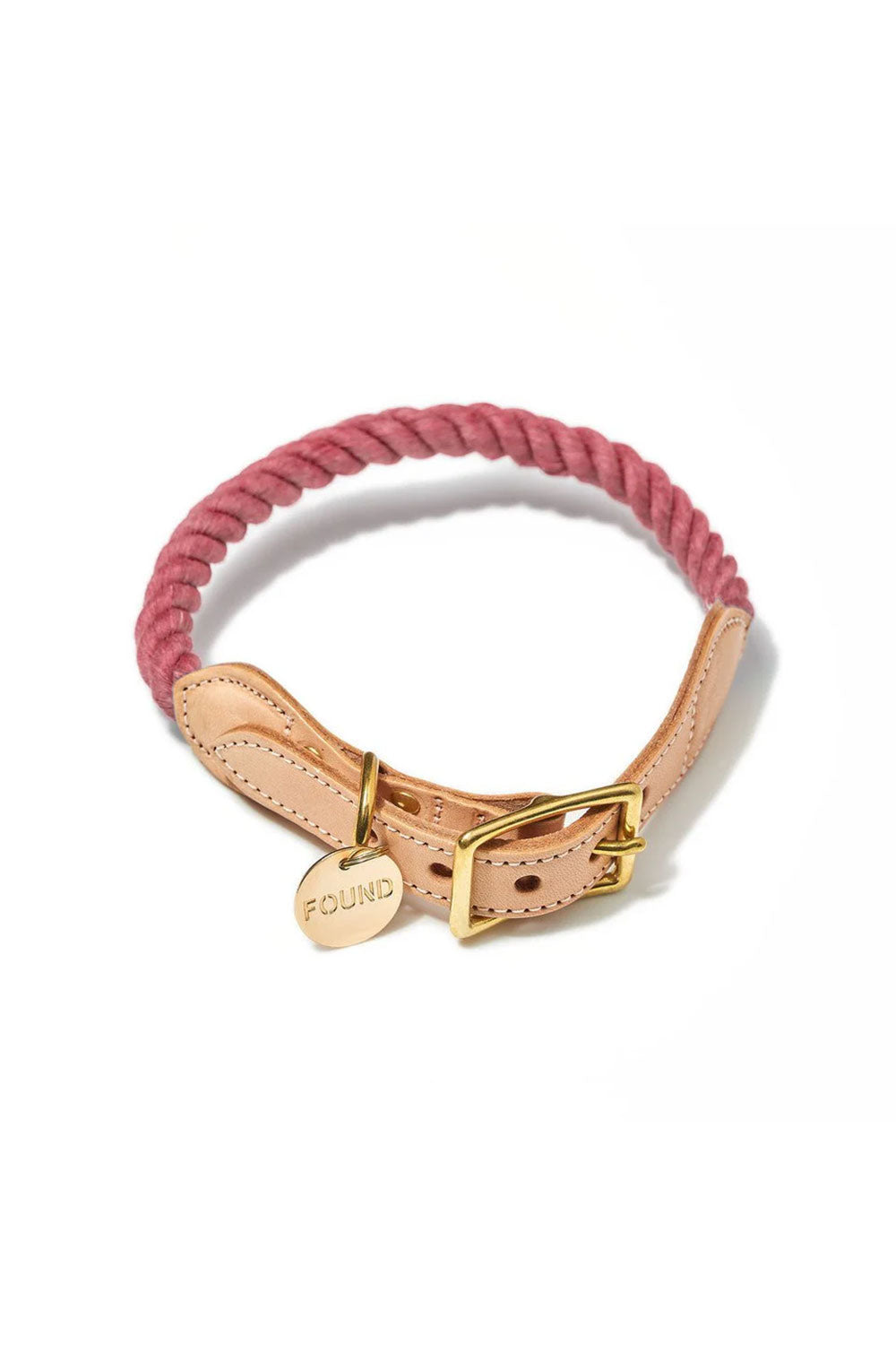 FOUND MY ANIMAL UP-CYCLED ROPE CAT & DOG COLLAR - NANTUCKET