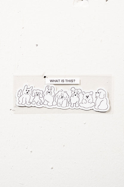 WIT doggy friends sticker