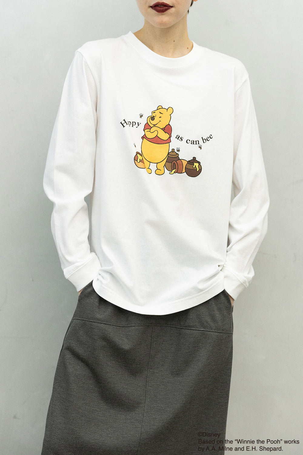 POOH × MARECHAL TERRE ロングスリーブTシャツ【ZMT265CT500】