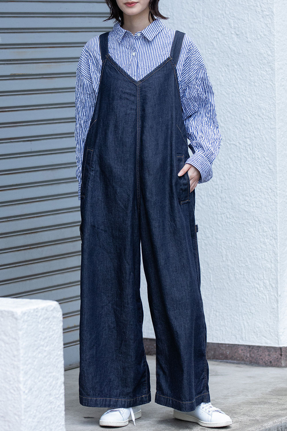 Munich コットンリヨセルデニムコンビネゾン【MN261N11】