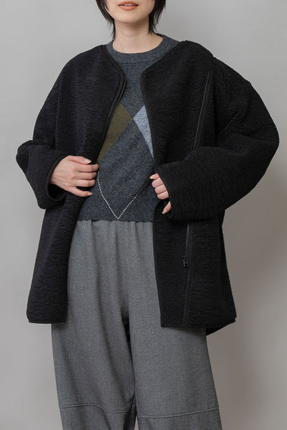 Munich シープボアムートンライダースコート【MN252C53】