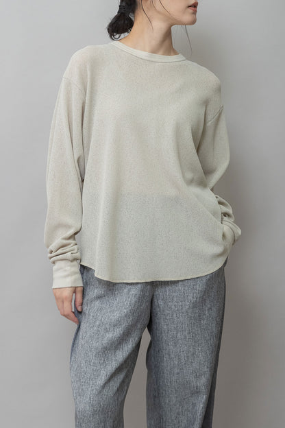 Munich シアーワッフルバックヘンリーネックプルオーバー【MN261U06】