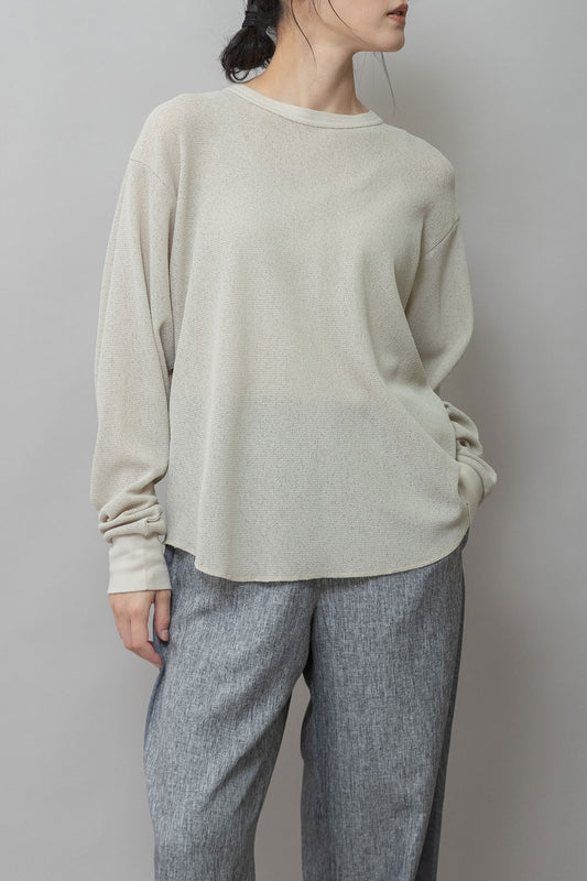 Munich シアーワッフルバックヘンリーネックプルオーバー【MN261U06】