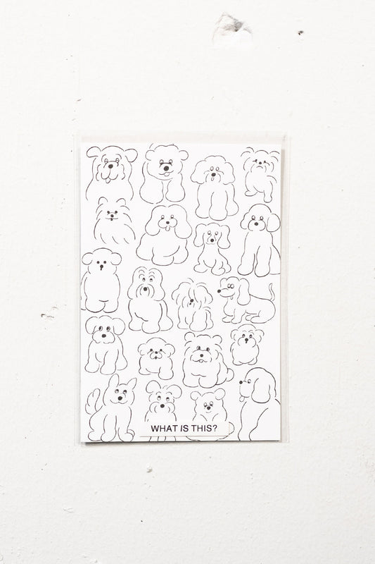 WIT doggy friends message card