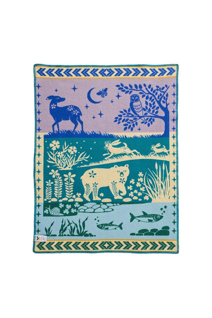 <PENDLETON>CHILDREN’S BLANKET FOLK FOREST