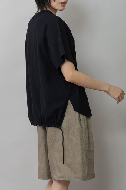 Munich ブークレーライトジャージドローストリングヘムトップス【MN261U17】