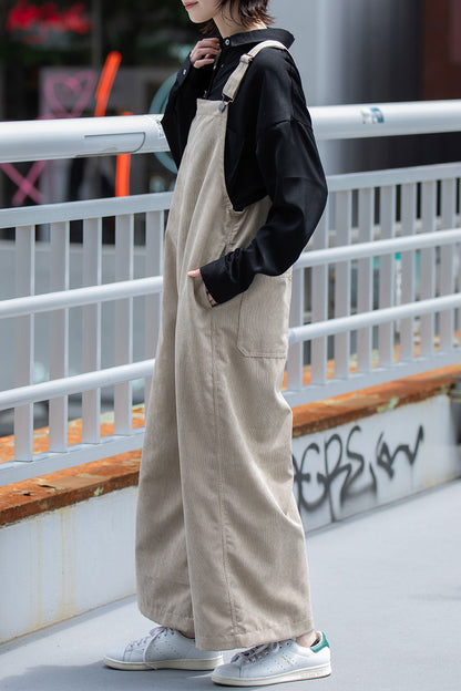 Munich ナノコーデュロイサロペット【MN252N67】