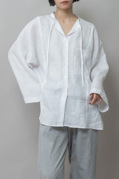 Munich 60sフレンチリネンキャンバスルーズシャツ【MN261T33】