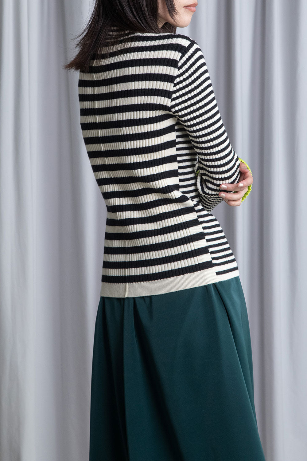 MARECHAL TERRE ボーダータートルニット【ZMT256KN614】