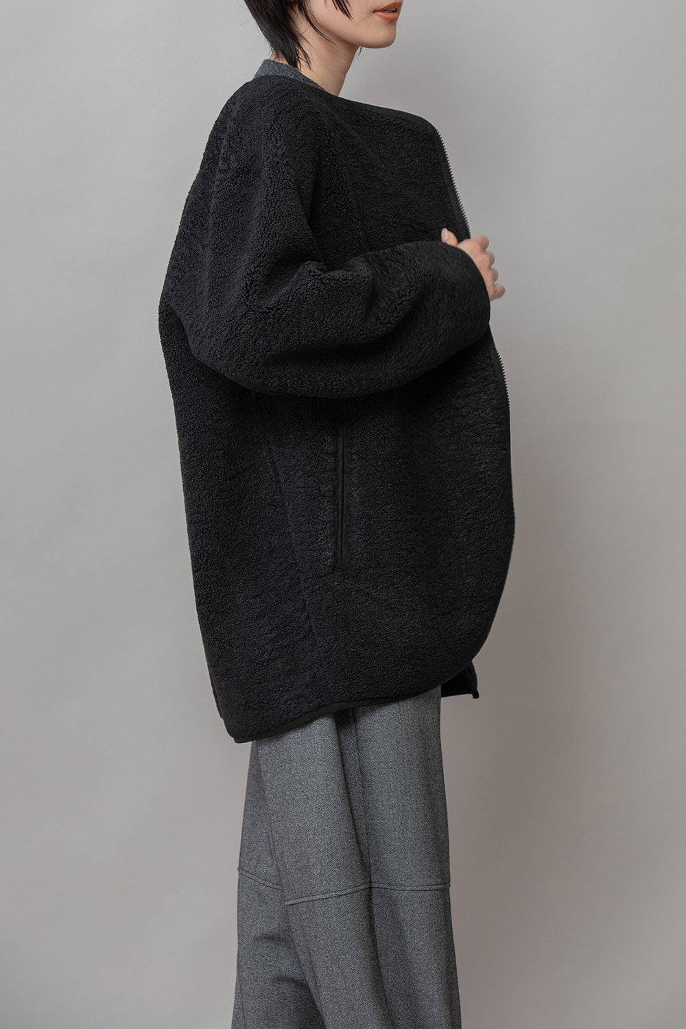 Munich シープボアムートンライダースコート【MN252C53】