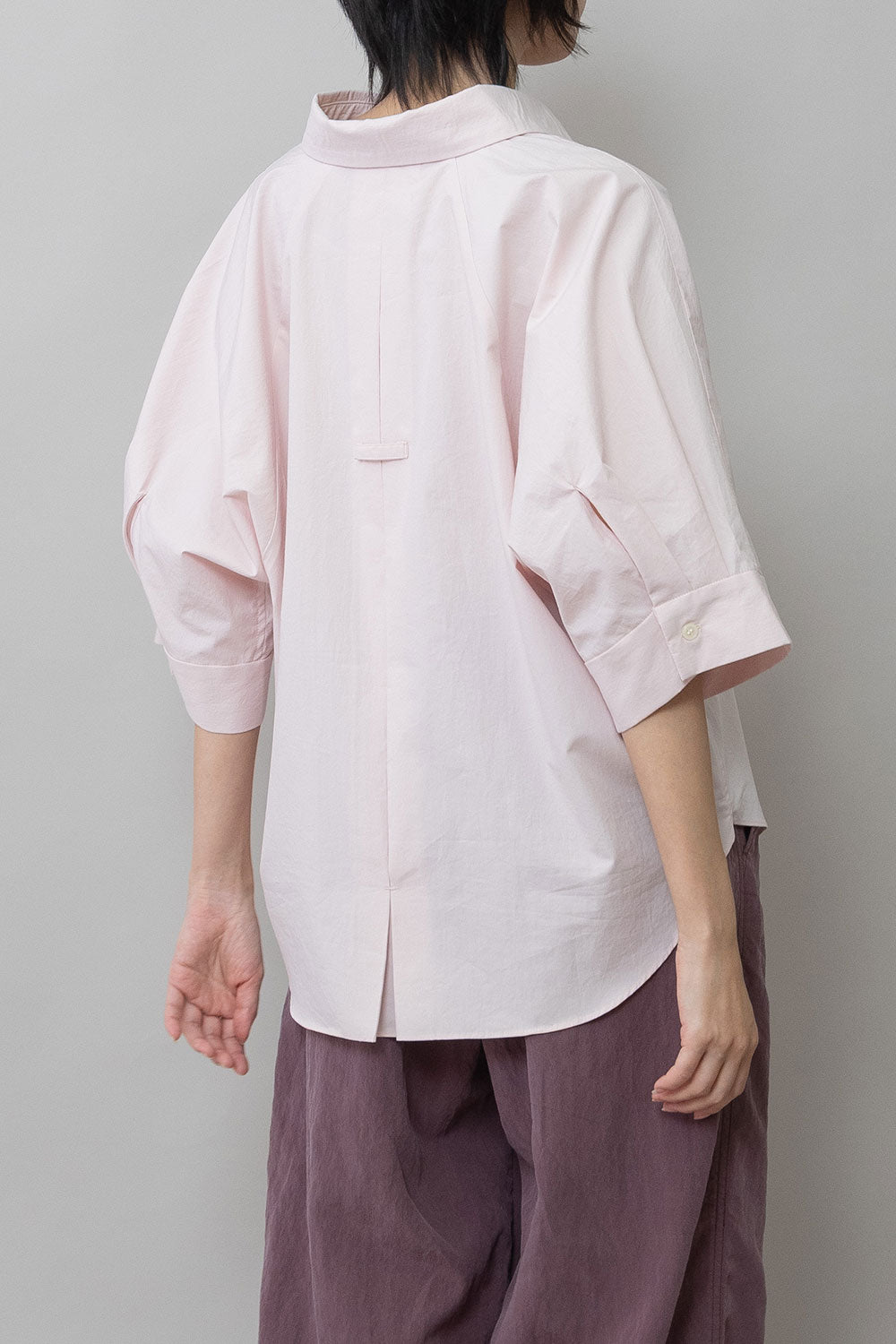 Munich オーガニックコットンタイプライターハーフスリーブシャツ【MN261T44】