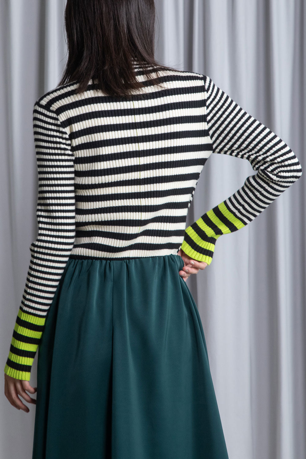 MARECHAL TERRE ボーダータートルニット【ZMT256KN614】