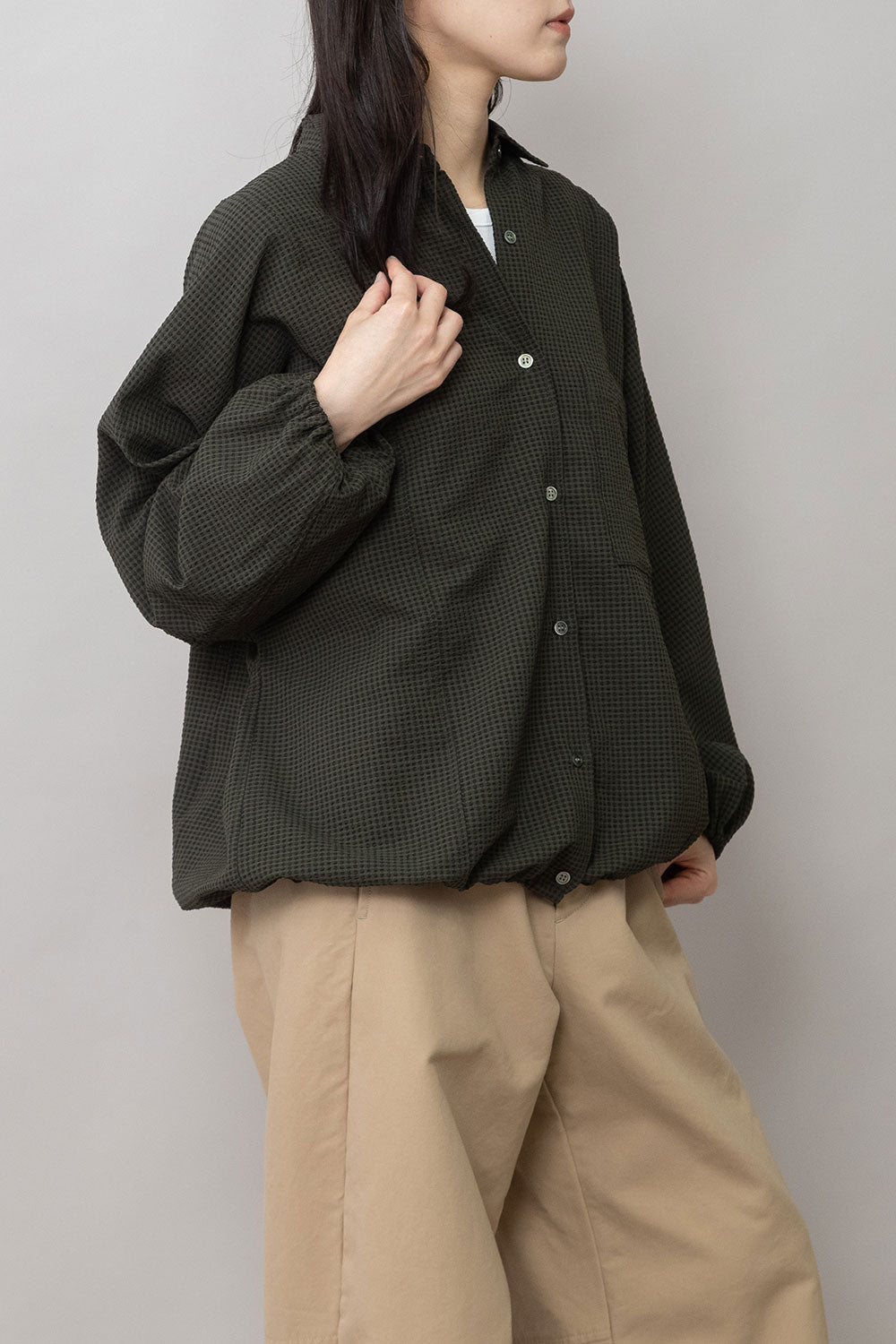 Munich ドットエアーサッカーオーバーシャツ【MN262T18】