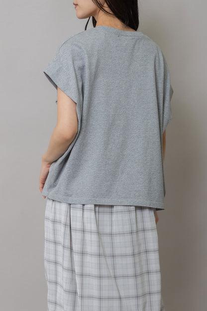 Munich "The Plum"ロゴプリントタックスリーブTシャツ【MN261U34】