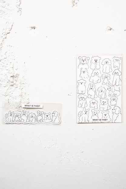 WIT doggy friends sticker