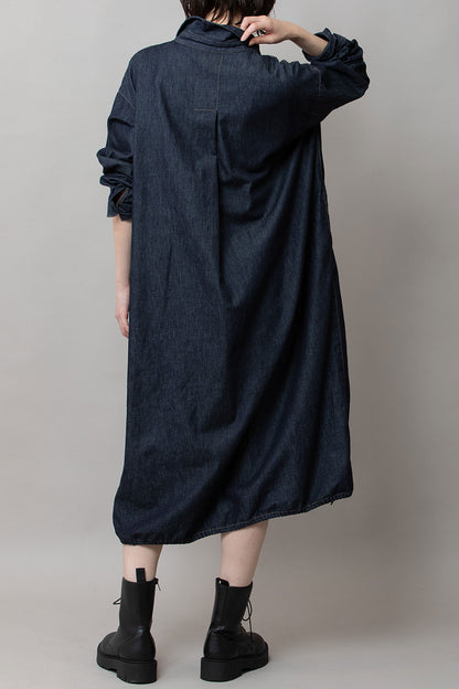 Munich 6ozスラブデニムシャツワンピース【MN261N10】