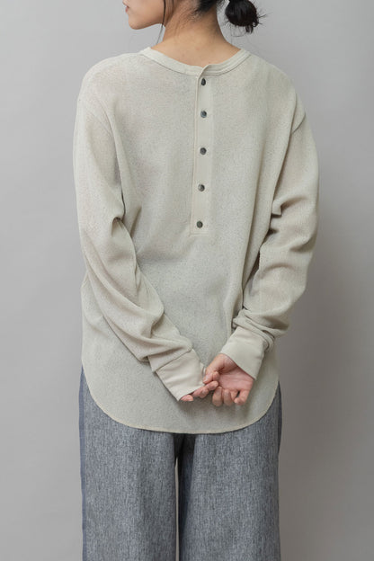 Munich シアーワッフルバックヘンリーネックプルオーバー【MN261U06】