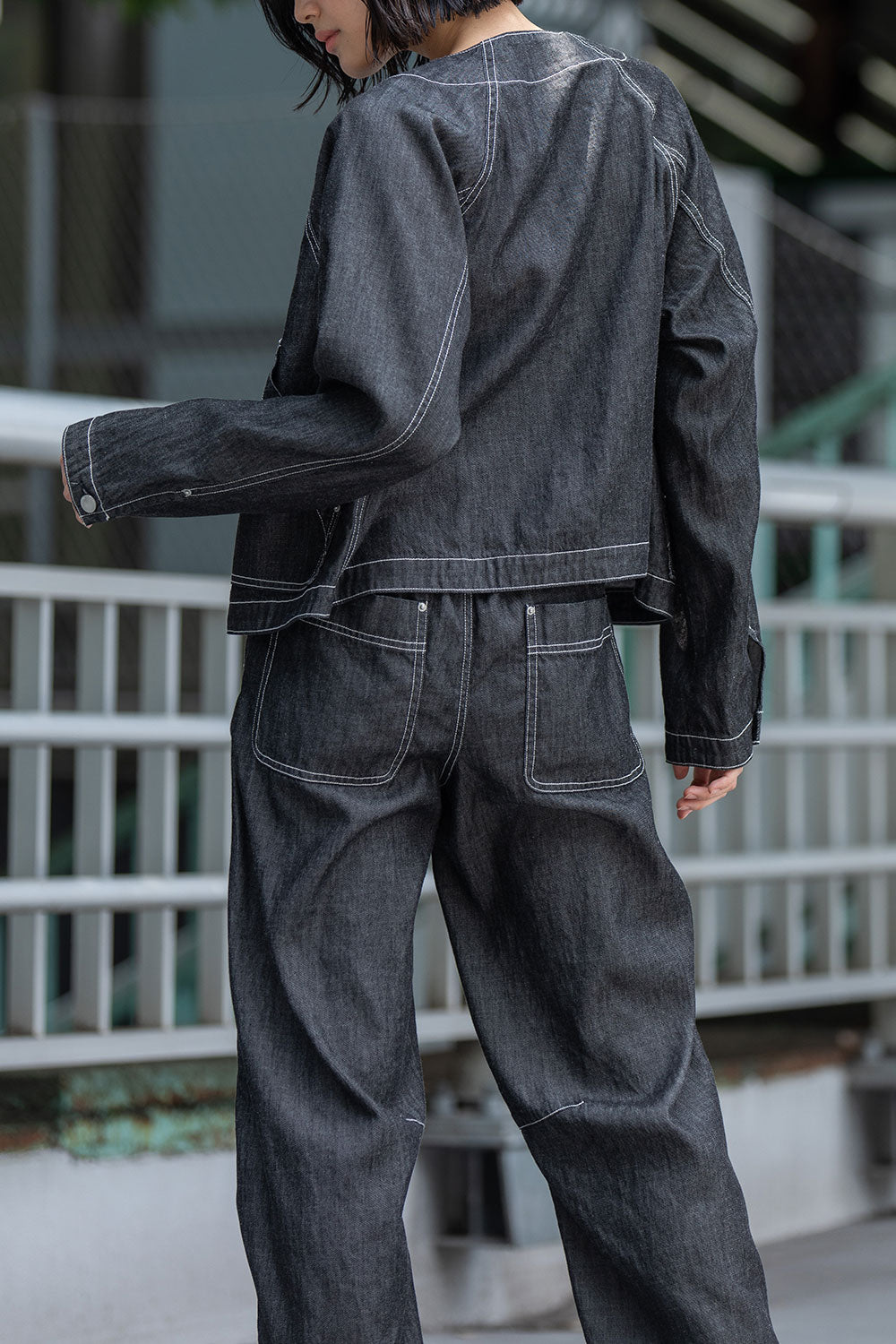 Munich コットンリヨセルデニムコンパクトジャケット【MN261B09】