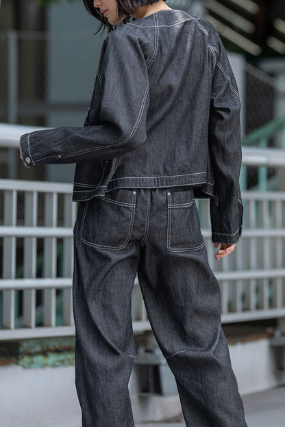 Munich コットンリヨセルデニムコンパクトジャケット【MN261B09】